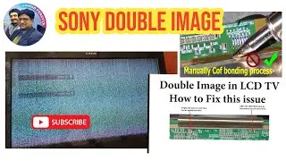 Sony Led Tv Double image Problem | Sony led Tv double image