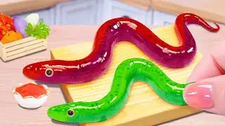 Best Food 🐍 Eel Cooked in Hot Spicy Sauce 🌶️🔥 Gurih Pedasnya Mantap!🔥Tiny Tasty Kitchen