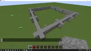Construyendo una pared con Python en Minecraft