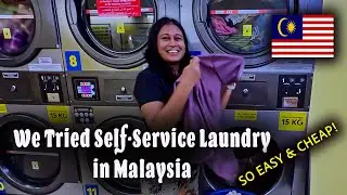 Struggling to Wash Clothes while Traveling? Malaysia ගිහින් රෙදිත් හේදුවා🤣