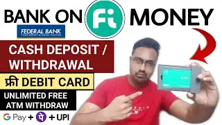 Fi Bank Debit Card Unboxing | Fi Money Zero Balance Account All Benefits | Fi Money Review