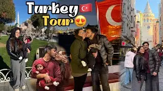 We explored ISTANBUL 🇹🇷 Special CRUISE DINNER 🛳️🍗 | Blue mosque | Hagia Sophia | Galata tower | 