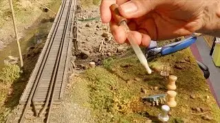 How to make an HO prairie dog town, with laughter! #modelrailroad #scenery #3dprinting #laugh #art