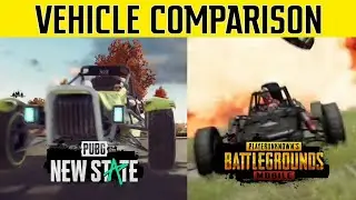 #Pubg_New_State Vs #Pubg_Mobile // Cars 🚗 Comparison || #GamingMasters