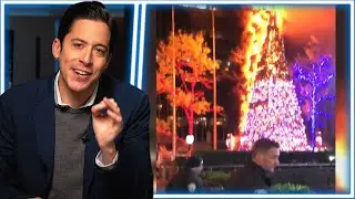 WHAT? Fox New Christmas Tree LIT ON FIRE