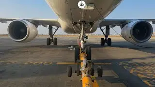 My Pushback of A320 at Karachi Airport 