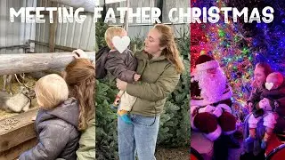 Первая встреча малыша с ДЕДОМ МОРОЗОМ🎅🏼🎄
