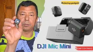 Unboxing DJI Mic Mini 🎤  | the best tiny wireless mic 🔥 |  Most powerful tiny mic @santoshtravel84 
