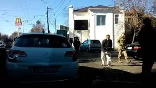 Драка водителей на Черняховского
