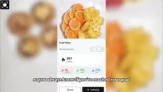 Easy Nutrition Tracking: Simply snap a photo of your meals, then get your nutritional intake.