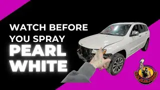 Watch this before you spray pearl white! (this doesn't have to be hard)