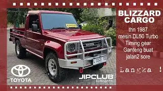 Toyota Blizzard Cargo thn 1987 mesin DL50 Turbo Timing gear, Ganteng buat jalan jalan sore langka