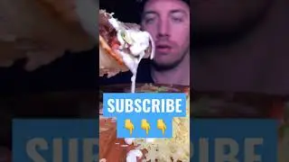 ASMR EATING GREEK GYRO | TZATZIKI SAUCE 🥙 🍚 #asmreating #asmrfood #asmrmukbang #mukbang #tzatziki