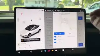 How to adjust side mirrors and steering wheel on a 2026 Tesla Model Y Juniper. 