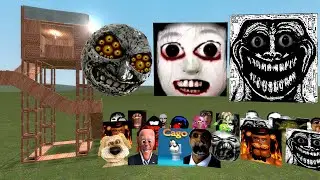 Full Nico Nextbots and Nextbots Vs House | Garry's Mod