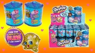Shopkins Food Fair Candy Glitter Jars Blind Bag Box Unboxing Limited Edition Bling Hunt