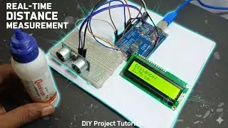 🔴 LIVE Arduino Project | Ultrasonic Distance Measurement Using Arduino Uno & I2C LCD👉