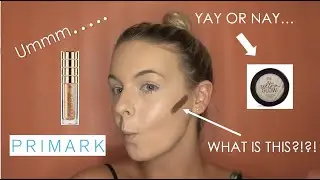 TESTING PRIMARK MAKE UP - FULL FACE -PRIMARK HAUL - YAY OR NAY?!?!?! AUGUST 19