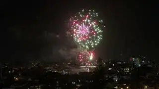 Happy New Year 2026! ✨ Stunning Fireworks over Chevron Island, Gold Coast 🎆