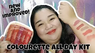 NEW AND IMPROVED COLOURTINTS + ALL DAY KIT | UNBOXING AND SWATCHES