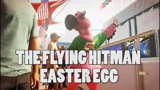 The Flying Hitman easter egg - Hitman 2