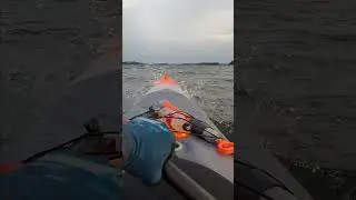Kayaking against the wind with Itiwit X500 Strenfit & Prijon Touryak 500 sea kayak