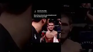 Когда Дана отказался отдать Хабибу пояс после боя с Макгрегором. #ufc #conormcgregor #khabib #mma