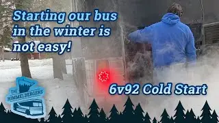 6v92 Detroit Diesel Cold Start Attempt in MCI MC9 Bus