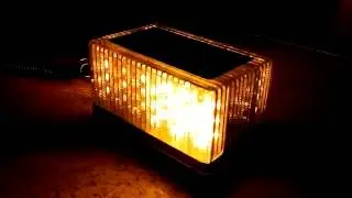 48 LED BEACON MAGNETIC BASE EMERGENCY HAZARD WARNING STROBE LIGHT LAMP AMBER