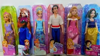 99 Minutes Disney Princess Collection ASMR Satisfying Unboxing | Disney Dolls Relaxing