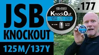 JSB KnockOut 125 m/137 y with FX Impact .177