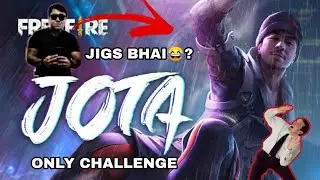 JOTA ONLY CHALLENGE 😎 || JIGS BHAI 🤔? 😂 || APD FREE FIRE LEGENDS #NEWCHARACHTARINFREEFIRE