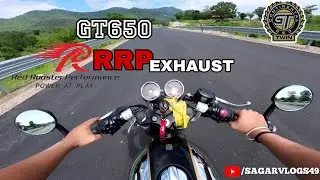 😵🫨Redrooster performance 😏exhaust for gt650🚨🚀#gt650 #gt650exhaust #gt650r #power #police