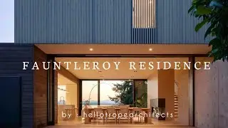 Trapezoid Residential Design Extends to the Beach to Create a Calm and Peaceful Atmosphere