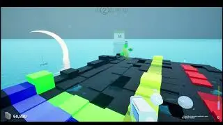First-Person Data Explorer Repositioning Scatter Plot