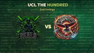 ADCL SEALS 🆚️ UCL AL AIN FALCONS ACADEMY| 2ND Innings Part 1 | UCL The Hundred | Fourth Umpire 