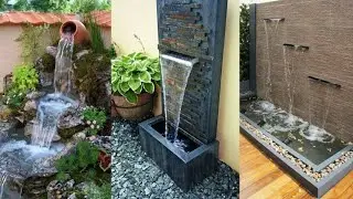 Waterfall ideas for garden|diy garden ideas