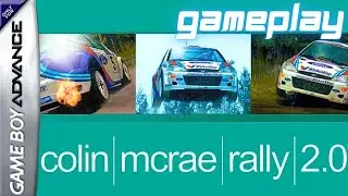 Colin McRae Rally 2.0 (2000) Nintendo GameBoy Advance GBA Gameplay