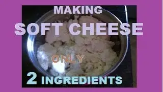 Recipe:  2 Ingredients Soft Cheese (Milk+Buttermilk)