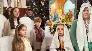 Різдвяний вертеп.Недільна школа і прихожани✨ с.Хорів Рівненської Єпархії. 