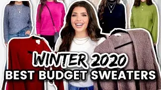 BEST BUDGET SWEATERS | WINTER 2020 Affordable Clothing Haul