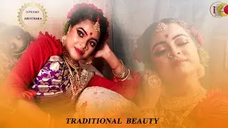 || Traditional Bengali Look in Saree || Indian  Festival  Makeup || Hrithika