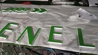 Exhibition Booth 3D Letterings Backlit Artwork YOHO EXPO