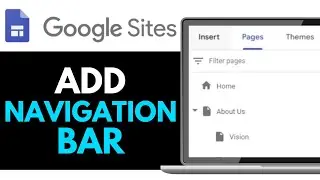 How to Add Navigation Bar in Google Sites 2025 (QUICK GUIDE)
