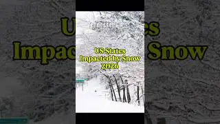 US States Impacted by Snow 2026. #usa #weather #snow #storm #news