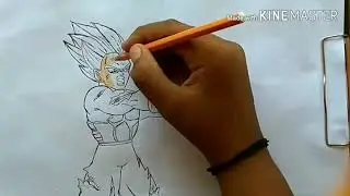 Drawing Vegeta.    final flash