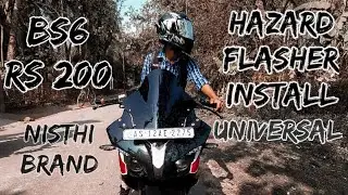 RS200 indicator flasher installation  @BkvLogsBkvlogs07 bs6 RS 200