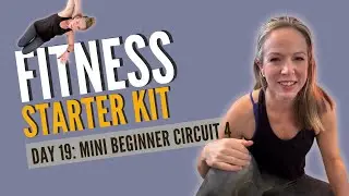 DAY #19 FITNESS STARTER KIT CHALLENGE BEGINNER CIRCUIT 4 | #fitover40 #easyfitness #10minuteworkout