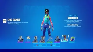 TRUMAnn Unlocking FREE New Fortnite Skin Styles! TIER 100 Skin Style & KOMPLEX New Rainbow Style