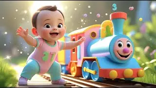 123 Counting Train &ndash; Numbers on the Track | Baby Counting Song for Kids | Nursery Rhymes